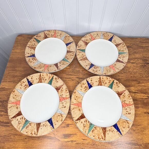 4 Christopher Stuart Optima Villa D’ Este Salad Dessert Plates 8 1/2” HK206 - Picture 2 of 10